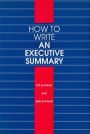 How to Write an Executive Summary