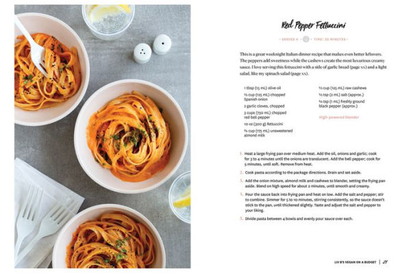 Liv B's Vegan on a Budget: 112 Inspired and Effortless Plant-Based Recipes