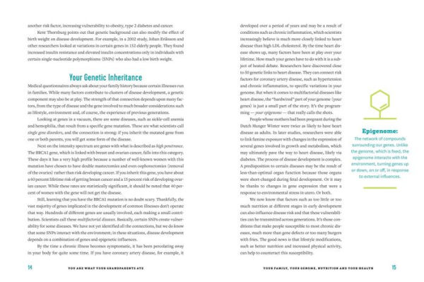 You Are What Your Grandparents Ate: What You Need to Know About Nutrition, Experience, Epigenetics and the Origins of Chronic Disease