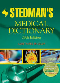 Title: Stedman's Medical Dictionary / Edition 28, Author: Stedman's