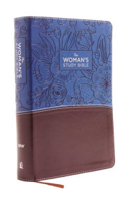 Title: NIV, The Woman's Study Bible, Leathersoft, Blue/Brown, Full-Color, Red Letter: Receiving God's Truth for Balance, Hope, and Transformation, Author: Thomas Nelson