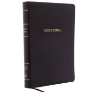 Title: KJV Holy Bible, Giant Print with 53,000 Cross References, Black Bonded Leather, Red Letter, Comfort Print (Thumb Indexed): King James Version, Author: Thomas Nelson