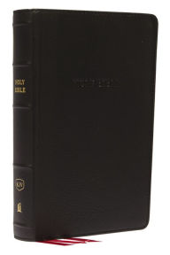 Title: KJV Holy Bible: Personal Size Giant Print with 43,000 Cross References, Black Genuine Leather, Red Letter, Comfort Print: King James Version, Author: Thomas Nelson