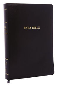 Title: KJV Holy Bible: Super Giant Print with 43,000 Cross References, Black Leather-look, Red Letter, Comfort Print (Thumb Indexed): King James Version, Author: Thomas Nelson