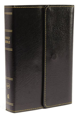 Kjv Reference Bible Compact Large Print Snapflap Leather Look