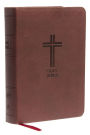 KJV, Reference Bible, Compact, Large Print, Leathersoft, Burgundy, Red Letter, Comfort Print: Holy Bible, King James Version