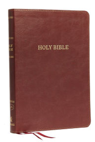Title: KJV Holy Bible: Large Print Thinline, Burgundy Leathersoft, Red Letter, Comfort Print (Thumb Indexed): King James Version, Author: Thomas Nelson