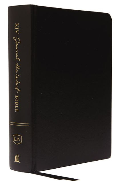 KJV, Journal the Word Bible, Hardcover, Black, Red Letter, Comfort ...