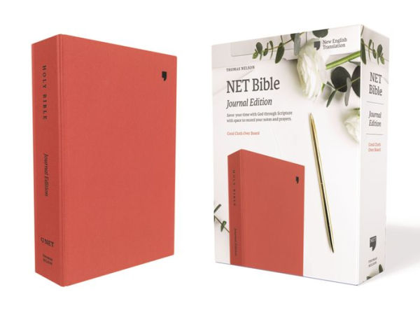 NET Bible, Journal Edition, Cloth over Board, Coral, Comfort Print: Holy Bible