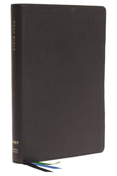 NET Bible, Thinline Large Print, Leathersoft, Black, Comfort Print: Holy Bible