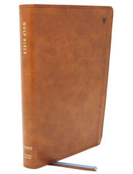 Title: NET Bible, Thinline Large Print, Leathersoft, Brown, Comfort Print: Holy Bible, Author: Thomas Nelson