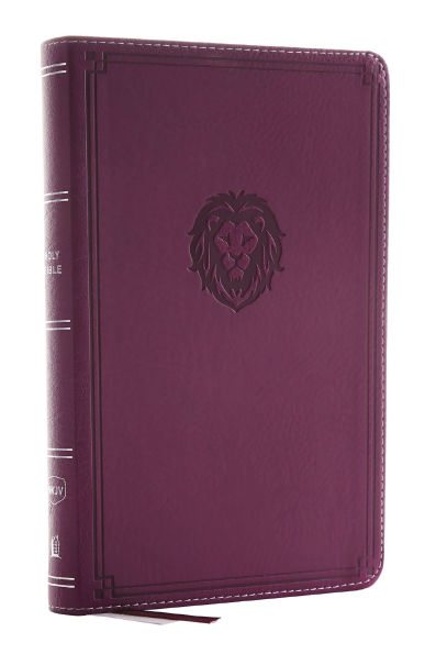 NKJV, Thinline Bible Youth Edition, Leathersoft, Purple, Red Letter, Comfort Print: Holy Bible, New King James Version