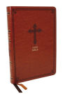 KJV, Thinline Bible, Leathersoft, Brown, Red Letter, Comfort Print: Holy Bible, King James Version