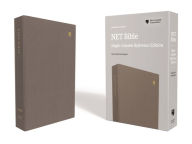 Title: NET Bible, Single-Column Reference, Cloth over Board, Gray, Comfort Print: Holy Bible, Author: Thomas Nelson