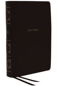 Title: NKJV, Reference Bible, Classic Verse-by-Verse, Center-Column, Leathersoft, Black, Red Letter, Thumb Indexed, Comfort Print: Holy Bible, New King James Version, Author: Thomas Nelson