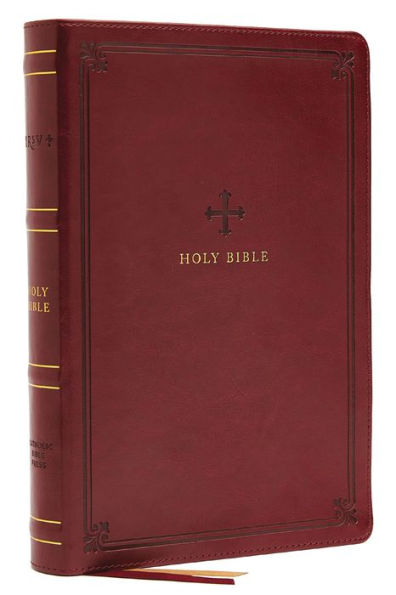 NRSV, Catholic Bible, Standard Personal Size, Leathersoft, Red, Comfort Print: Holy Bible