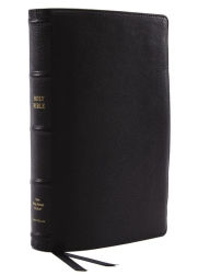 Title: NKJV, Reference Bible, Classic Verse-by-Verse, Center-Column, Premium Goatskin Leather, Black, Premier Collection, Red Letter, Comfort Print: Holy Bible, New King James Version, Author: Thomas Nelson