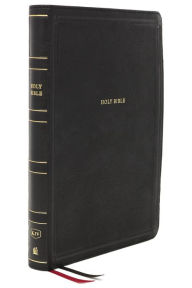 KJV, Thinline Bible, Giant Print, Leathersoft, Black, Red Letter Edition, Comfort Print: Holy Bible, King James Version