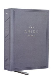 Title: NET, Abide Bible, Cloth over Board, Blue, Comfort Print: Holy Bible, Author: Thomas Nelson