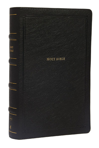 NKJV, End-of-Verse Reference Bible, Personal Size Large Print, Leathersoft, Black, Red Letter, Comfort Print: Holy Bible, New King James Version