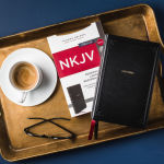Alternative view 7 of NKJV, End-of-Verse Reference Bible, Personal Size Large Print, Leathersoft, Black, Red Letter, Comfort Print: Holy Bible, New King James Version