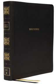 Title: NKJV, Reference Bible, Wide Margin Large Print, Leathersoft, Black, Red Letter, Comfort Print: Holy Bible, New King James Version, Author: Thomas Nelson