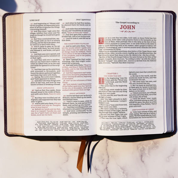 KJV, Personal Size Reference Bible, Sovereign Collection, Leathersoft, Purple, Red Letter, Comfort Print: Holy Bible, King James Version