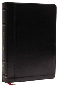 NKJV, Chronological Study Bible, Leathersoft, Black, Comfort Print: Holy Bible, New King James Version