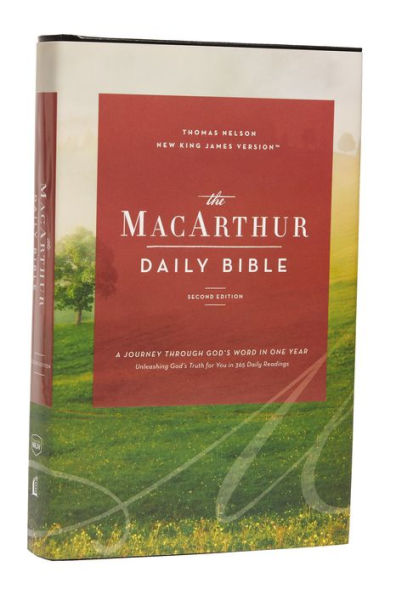 The NKJV, MacArthur Daily Bible, 2nd Edition, Hardcover, Comfort Print: A Journey Through God's Word One Year