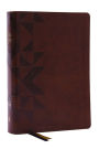 NKJV, The Bible Study Bible, Leathersoft, Brown, Comfort Print: A Study Guide for Every Chapter of the Bible