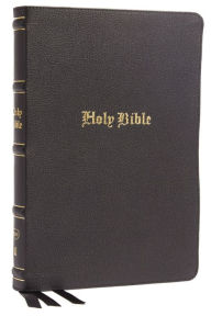 Title: KJV Holy Bible: Large Print Thinline, Black Genuine Leather, Red Letter, Comfort Print (Thumb Indexed): King James Version, Author: Thomas Nelson