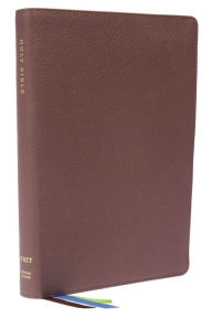 Title: NET Bible, Thinline Large Print, Genuine Leather, Brown, Comfort Print: Holy Bible, Author: Thomas Nelson