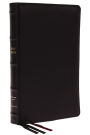 KJV Holy Bible: Large Print Thinline, Black Goatskin Leather, Premier collection, Red Letter, Comfort Print: King James Version