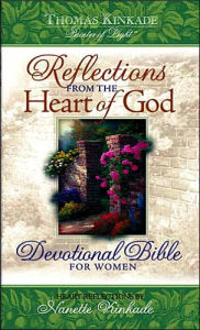 Title: Reflections from the Heart of God Devotional Bible for Women - New King James Version (NKJV), Author: Thomas Kinkade