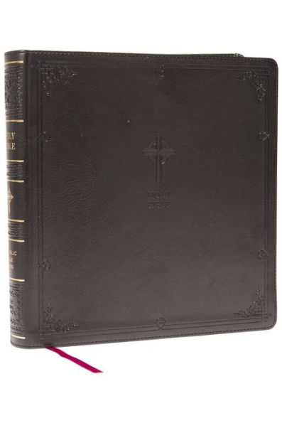 NABRE XL, Catholic Edition, Leathersoft, Black, Comfort Print: Holy Bible