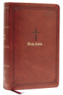 KJV Large Print Single-Column Bible, Personal Size with End-of-Verse Cross References, Brown Leathersoft, Red Letter, Comfort Print: King James Version: Holy Bible, King James Version