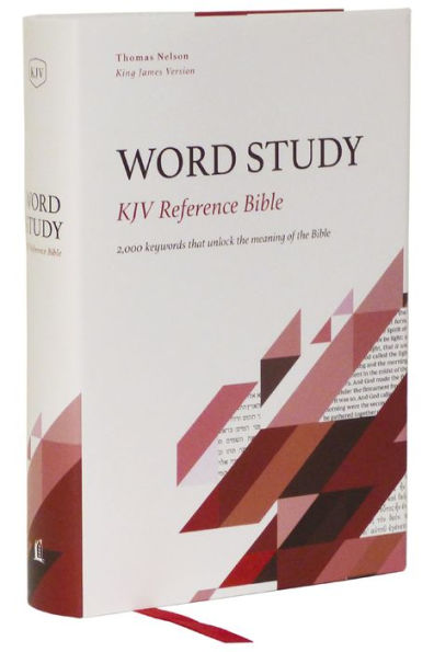 KJV, Word Study Reference Bible, Hardcover, Red Letter, Comfort Print: 2,000 Keywords that Unlock the Meaning of Bible