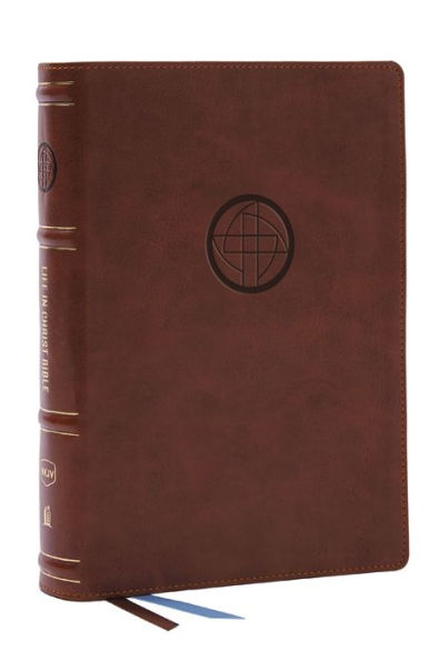 Life Christ Bible: Discovering, Believing, and Rejoicing Who God Says You Are (NKJV, Brown Leathersoft, Red Letter, Comfort Print)
