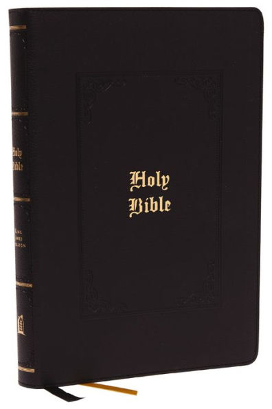 KJV Holy Bible: Large Print with 53,000 Center-Column Cross References, Leathersoft, Red Letter