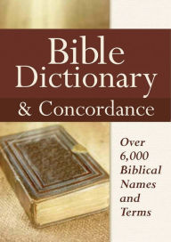 Title: Bible Dictionary & Concordance, Author: Castle Books Staff