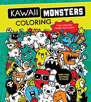 Kawaii Monsters Coloring Book: Color Adorably Spooky Characters