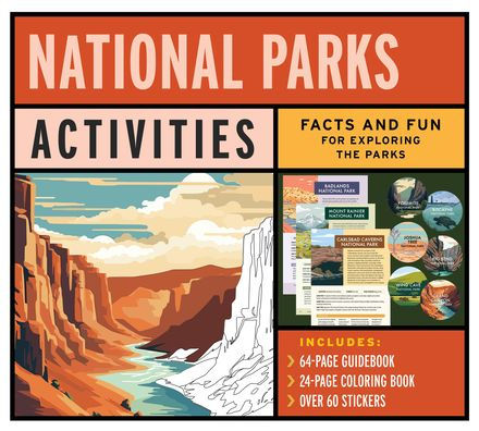 National Parks Kit - stickers, coloring, 63 parks identifer book
