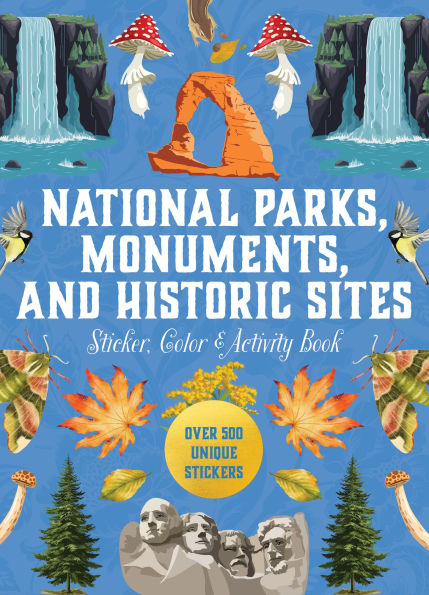 National Parks Color, Sticker Activity Book