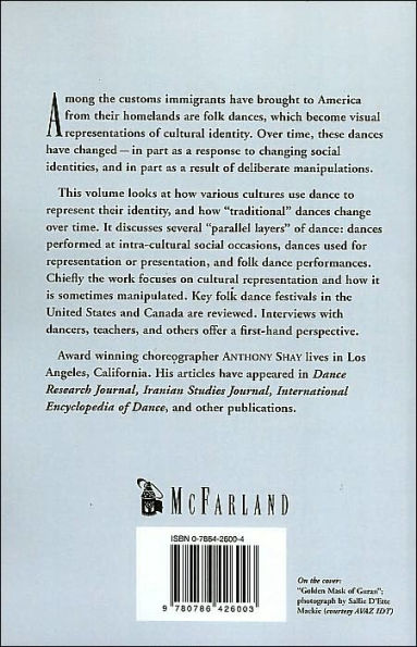 Choreographing Identities: Folk Dance, Ethnicity and Festival in the United States and Canada