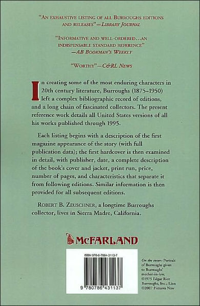 Edgar Rice Burroughs: The Exhaustive Scholar's and Collector's Descriptive Bibliography of American Periodical, Hardcover, Paperback, and Reprint Editions