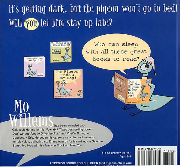 Don't Let the Pigeon Stay Up Late! by Mo Willems, Hardcover