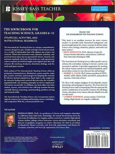 The Sourcebook for Teaching Science, Grades 6-12: Strategies, Activities, and Instructional Resources / Edition 1