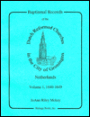 Baptismal Records of the Dutch Reformed Churches in the City of Groningen, Netherlands 1640-1649