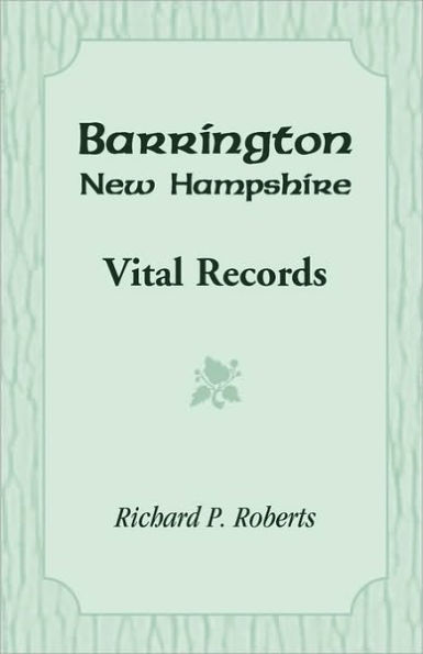Barrington, New Hampshire, Vital Records
