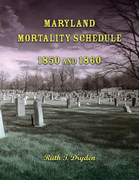 Maryland Mortality Schedule: 1850 and 1860
